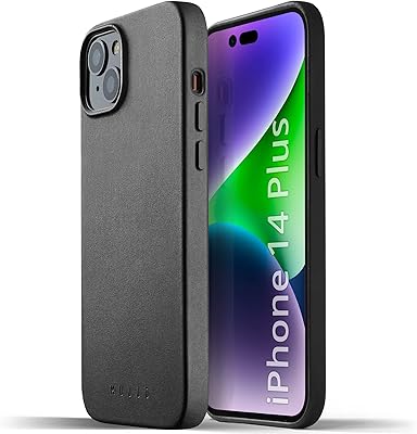 Fully mojo leather shell for iPhone 14 Plus with Magsafe (black).. Your one-click solution to affordable shopping, DIAYTAR NIGERIA delivers quality products nationwide.