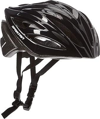 Spartan helmet for adults, black, size 54 - 58 cm.. DIAYTAR NIGERIA: Bringing quality products to your doorstep at prices that won't break the bank.