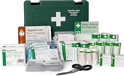 Economic first aid kit in accordance with BS 8599 Safety First Aid Group, medium size, fully supplied.. DIAYTAR NIGERIA delivers satisfaction with every purchase through our affordable and reliable service.