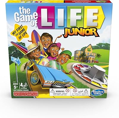 Board game The game of life junior for children aged 5 and over.. DIAYTAR NIGERIA: Connecting Nigerians with their needs through affordable prices and 5-8 day shipping.
