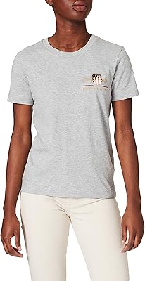 Short-sleeved t-shirt for women from the Shield archives.. DIAYTAR NIGERIA brings a world of products to your fingertips with affordable prices and quick delivery.
