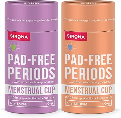 Reusable menstrual cut sirona for woman with pouch | Ultra soft, odorless and rashless | 100 % medical silicone | No leaks | Protection up to 8 to 10 am | Approved by the FDA.. DIAYTAR NIGERIA makes quality accessible with low prices and reliable 5-8 day nationwide delivery.