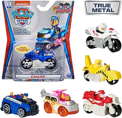 Paw Patrol True Metal - 1 Pièce de Rechange en métal - Moto Pups Motorcycles and Classic vehicles mixed - sorted - Random selection - Scope of delivery: 1 vehicle.. Your budget-friendly online marketplace, DIAYTAR NIGERIA delivers a world of products in just 5-8 days.