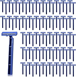 100pcs Double disposable razor blades, disposable razors in stainless steel, economical razors with blade cover for shower, hotel, travel, motel.. DIAYTAR NIGERIA: Where affordability and variety come together with nationwide 5-8 day delivery.