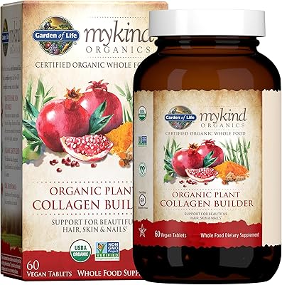 Garden of Life Mykind Organic Plant Collagen Builder - Vegetable collagen manufacturer for hair, skin and healthy nails, 60 tablets *The packaging may vary *.. With DIAYTAR Nigeria, shopping online is easy, affordable, and fast.