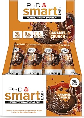 Bar BHD Caramel Crunch by Smart Bar, 12 x 64 grams.. Your complete marketplace solution, DIAYTAR NIGERIA offers unbeatable value with delivery within the week.
