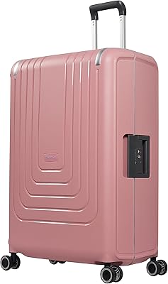 Eminent travel baggage in ultra light, thick and solid pp, with 4 double