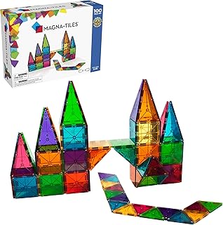 Magna Magna Tiles Magna Magnific Tiles, Transparent Colors, 100 pieces.. DIAYTAR NIGERIA transforms online shopping with competitive prices and dependable nationwide delivery.