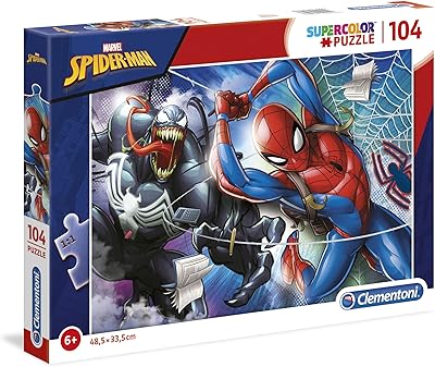 Marvel Spider-Man puzzle, 104 pieces, multicolored, model 27117 6800000284 of Clementoni.. DIAYTAR NIGERIA: Where every shopping need is met with affordable prices and timely delivery.