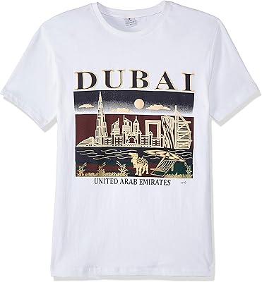 Dubai t-shirt for men D103 by Dobshi, white, white.. Don’t wait weeks for international shipping. DIAYTAR Nigeria offers local delivery within 5 to 8 days, so you get your items when you actually need them.