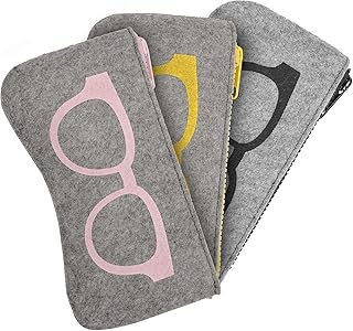 Soft glasses case, Simple and elegant felt sunglasses bag, women's glasses storage bag (3 rooms).. DIAYTAR NIGERIA combines affordability, variety, and convenience with nationwide delivery services.