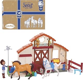 DreamWorks Spirit Riding Free Spirit Paddock, 21 pieces including a mini lucky doll, Spirit Horse and Stella.. Shop smarter with DIAYTAR Nigeria — affordable prices and a wide product range delivered in just 5 to 8 days.