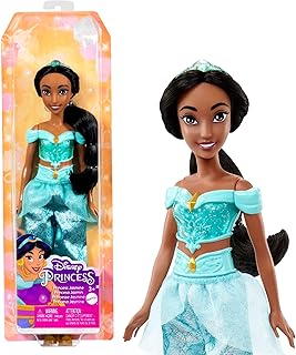 Disney Princess Toys, Jasmine articulated model doll with brilliant clothes and accessories inspired by the Disney film, children's gift, HLW12.. Shop from our extensive catalog at DIAYTAR NIGERIA and enjoy doorstep delivery in just 5-8 days.