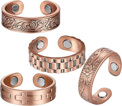 Magnetic therapy rings Ring in solid pure copper jewelry gift.. DIAYTAR NIGERIA: Your one-stop e-commerce destination with affordable prices and nationwide delivery in 5-8 days.