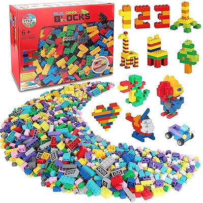 Alissamin 250-1000 Parts Colorful construction blocks, classic construction blocks, educational toys compatible with all major brands for ages 3 4 5 6 7 8 9 10 years Boys and girls (250 pieces).. DIAYTAR NIGERIA: Where thousands of products meet affordable prices and reliable 5-8 day delivery.