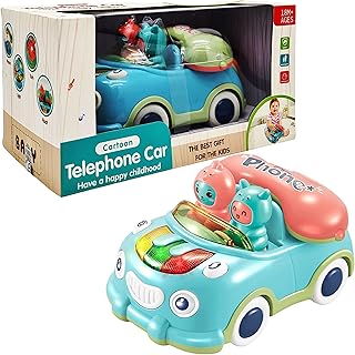 Toy Toy for children, toy phone for young children with cartoon design, music, piano light, children's toy mobile with interactive lighting wheels for children and parents, early education toy gift.. Discover endless possibilities with DIAYTAR NIGERIA's comprehensive catalog and reliable delivery service.