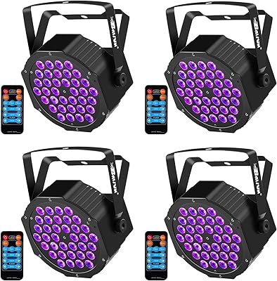 UV LED stage lights, 36 LED lights, DMX controller for Halloween celebration, birthday party (4).. DIAYTAR NIGERIA: Putting quality products within reach of every Nigerian through our affordable marketplace.