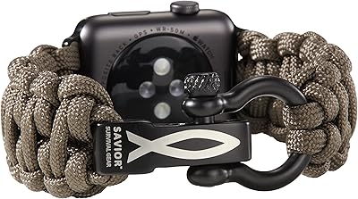Savior Survival Gear Apple Watch 42 mm Replacement Bracelet in Paracorde 550 with adjustable stainless steel loop.. Nigeria's favorite online shopping platform, DIAYTAR offers unbeatable prices and delivery within a week.