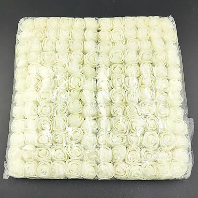 144 pieces 20mm Yogkurit Small heads of artificial flowers White ivory foam Artificial flowers for wedding festival bridal bouquet scrapbooking home decor festival.. Discover shopping reimagined with DIAYTAR NIGERIA's extensive catalog and 5-8 day delivery service.