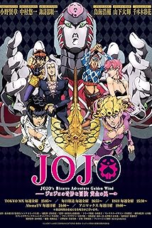 Jojo's bizarre adventure poster, Golden Wind pattern, animated TV poster, size 11 x 17 inches (28 cm x 43 cm).. Shop smarter with DIAYTAR Nigeria — affordable prices and a wide product range delivered in just 5 to 8 days.