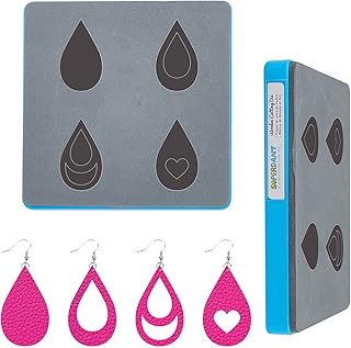 Superding leather cutting matrices in the shape of a drop of water, 4 sizes, manufacture of earrings with hollow effect, wooden cutting machine for women, keys, backpacks for children, luggage, cat, dog necklace, accessories.. Shop for everything you need at DIAYTAR NIGERIA, with budget-friendly prices and quick delivery.