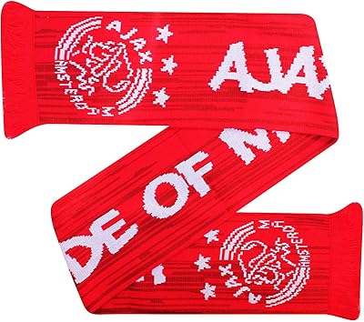 Official scarf with AJAX AMSTERDAM AFC football badge (100 %.. Shop across boundaries with DIAYTAR NIGERIA's comprehensive platform and budget-friendly delivery.