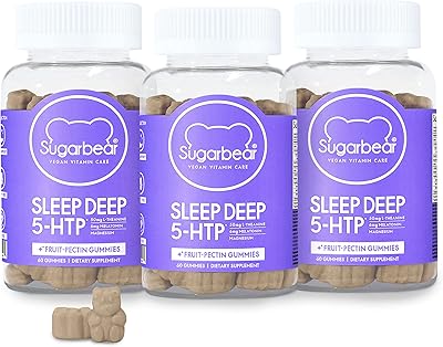 SUGAR Bear Adult Sleep Chewables with melatonin 6 mg, magnesium, l-theanine, 5-HTP, vitamin B6, Valérian root and lemon balm-Sleep supplement to kosher bin (3-month supply).. Experience the convenience of one-stop shopping with DIAYTAR NIGERIA's diverse and affordable marketplace.