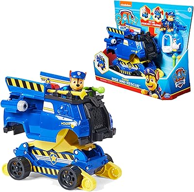Paw Patrol Chase Rise & Rescue Transformable car toy with action figurines and accessories, children's toys from 3 years old.. Shopping made simple with DIAYTAR NIGERIA's vast selection and budget-friendly nationwide delivery.