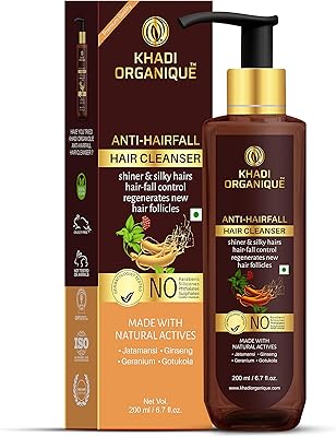 Khadi organic anti-tailor shampoo (without sls or parabens) to control hair loss.. Get your essentials without leaving home — thanks to DIAYTAR Nigeria.
