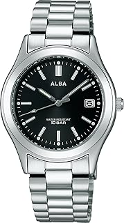 Men's Watch Alba Black Aigt015, Black, Black, Quartz watch with black dial.. DIAYTAR NIGERIA delivers more than expected with our extensive catalog and 5-8 day delivery service.