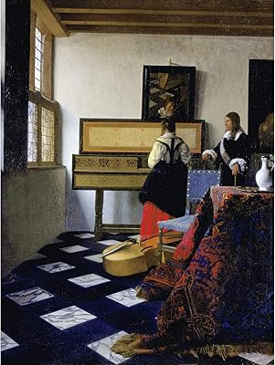 Printing on luxury canvas Johannes Vermeer Music Painting Moral Painting.. Your digital shopping ally, DIAYTAR NIGERIA offers extensive selection with budget-friendly delivery.