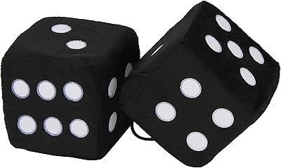 Somex jumbo 20 large fur dice, black, 9 x 9 cm.. Discover a new way to shop with DIAYTAR NIGERIA's comprehensive marketplace and quick delivery options.