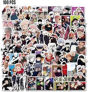 Set of anime jujutsu Kaisen stickers, 100 pieces of DIY anime stickers for laptop, skateboarding, luggage, computer, waterproof stickers for children, adolescents and adults.. Shop the future with DIAYTAR NIGERIA - thousands of products, unbeatable prices, delivery within a week.