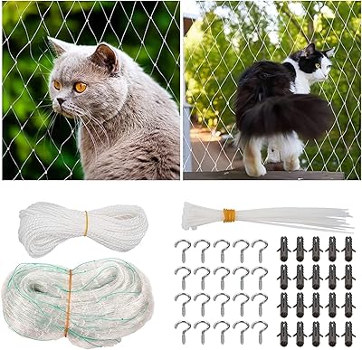 Upkevgocat Protective net for balcony and garden (XL, 8x3m).. DIAYTAR NIGERIA delivers more than products - we deliver affordable solutions within days.