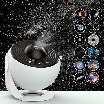 Planetarium Galaxy Star Projector for Bedroom, 360 -degree rotary night light with 12 replaceable galaxy discs, large 4K night sky projector for children and adults.. Thousands of items, all priced just right — shop DIAYTAR Nigeria today.