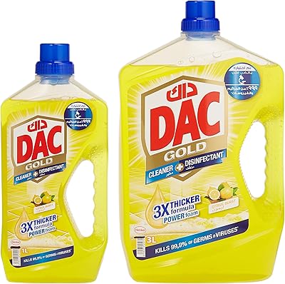 Decutor's DAC Multi-Ulocutoring and Liquid Cleaner with formula 3 times thicker (kills 99.9 % of germs), citrus, 3 liters.. Shop confidently with DIAYTAR NIGERIA's vast product range and budget-friendly nationwide shipping.