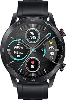 Intelligent watch Honor Magic 2, 1.3 -inch AMOLED screen, monitoring of Bluetooth call activity, 5 ATM, Water resistant intelligent watch 14 days with micro for women and men (anthracite black).. DIAYTAR NIGERIA combines affordability with convenience, delivering your purchases within 5-8 days.