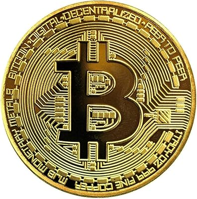 BTC Foreth Bitcoin Plated 24 Carats in edition commemorative part... DIAYTAR NIGERIA: Your partner in affordable online shopping with dependable delivery within 8 days.