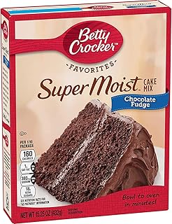 Super soft dark chocolate cake mixture Betty Crocker, 432 grams.. Shop smart, shop DIAYTAR — Nigeria’s trusted e-commerce site.