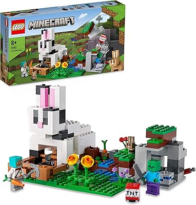 LEGO® Minecraft® 21181 Construction set The rabbit ranch (340 pieces).. Transform your shopping experience with DIAYTAR NIGERIA's vast product selection delivered at unbeatable prices.