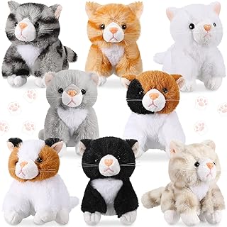 8 pieces 5 "animal animals matching animals in cute plush small animals in Halloween plush for children school party supplies in class (long -haired cat).. Navigate through thousands of products at pocket-friendly prices with DIAYTAR NIGERIA's easy-to-use platform.