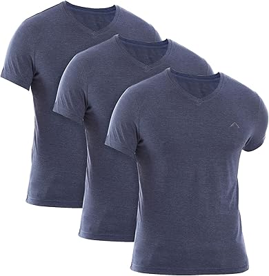 V-collar t-shirt for men (slim cut) | Lot of 3-6.. Experience the convenience of online shopping with DIAYTAR NIGERIA's reliable 5-8 day delivery service.
