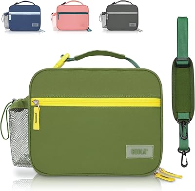 Biola isothermal lunch bag, tote, lunch box, reusable school supplies for children, adults, girls and boys, waterproof bento bag, 2022 university supplies (forest green).. DIAYTAR NIGERIA puts thousands of products at your fingertips with affordable prices and delivery within a week.