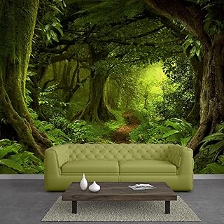 Wall art of fantastic forest landscape of Burma 108 "x 75", Large wall photo wallpaper for living room bedroom (glue not included).. Shop smart, shop DIAYTAR - Nigeria's most affordable e-commerce platform with nationwide delivery.