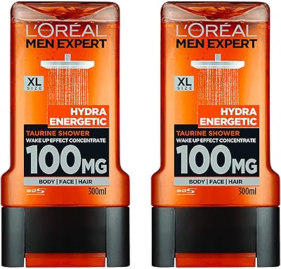 L'Oréal Men Energy shower gel, 300 ml, lot of 2.. Shop from our extensive catalog at DIAYTAR NIGERIA and enjoy doorstep delivery in just 5-8 days.
