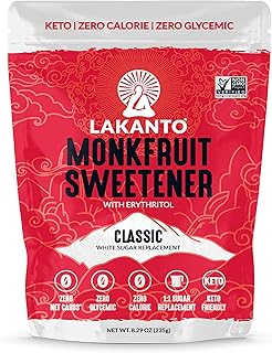 Sweetening Lakanto Classic Monkfruit - alternative to white sugar, zero calorie, adapted to the keto diet, without carbohydrates, does not increase the level of blood sugar, sugar substitute (Classic White - 235 grams).. Save time and money with DIAYTAR Nigeria’s online store.