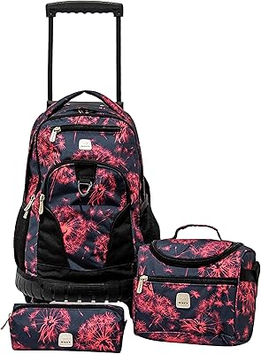 All-in-one Wayers school bag with 2 wheels rotary backpack with kit.. DIAYTAR NIGERIA: Where every click leads to affordable purchases delivered promptly to your door.