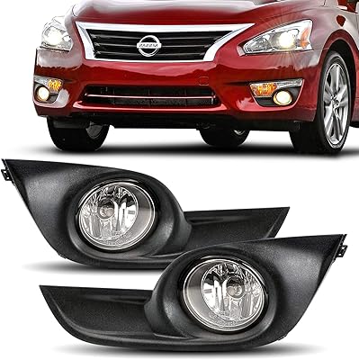 DLA replacement fog lights for Nissan Altima 2013 2014 2015 with lens.. DIAYTAR Nigeria: Great value, fast delivery, and endless options.