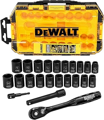 DEWALT dynamometric socket game, 23 pieces, 1/2 metric/sae screwdriver (DWMT74739).. DIAYTAR NIGERIA: Your affordable gateway to thousands of products shipped nationwide within the week.