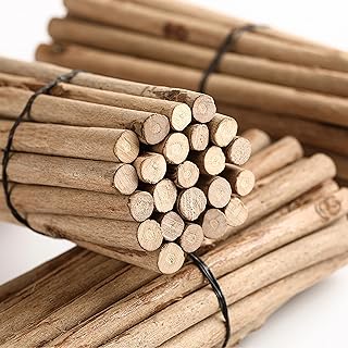 Wooden wooden sticks unfinished Yb Zaka 8 "length 0.5-0.8 cm in diameter for crafts and Christmas decorations 50pcs.. Get more for less on DIAYTAR Nigeria — Nigeria’s favorite e-commerce platform.